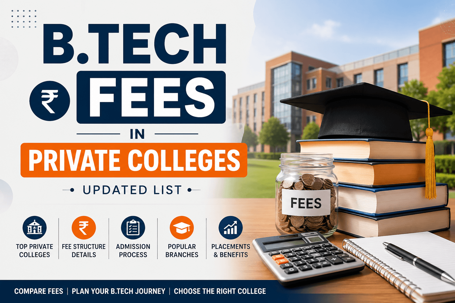 B.Tech Fees in Private Colleges - [Updated List]