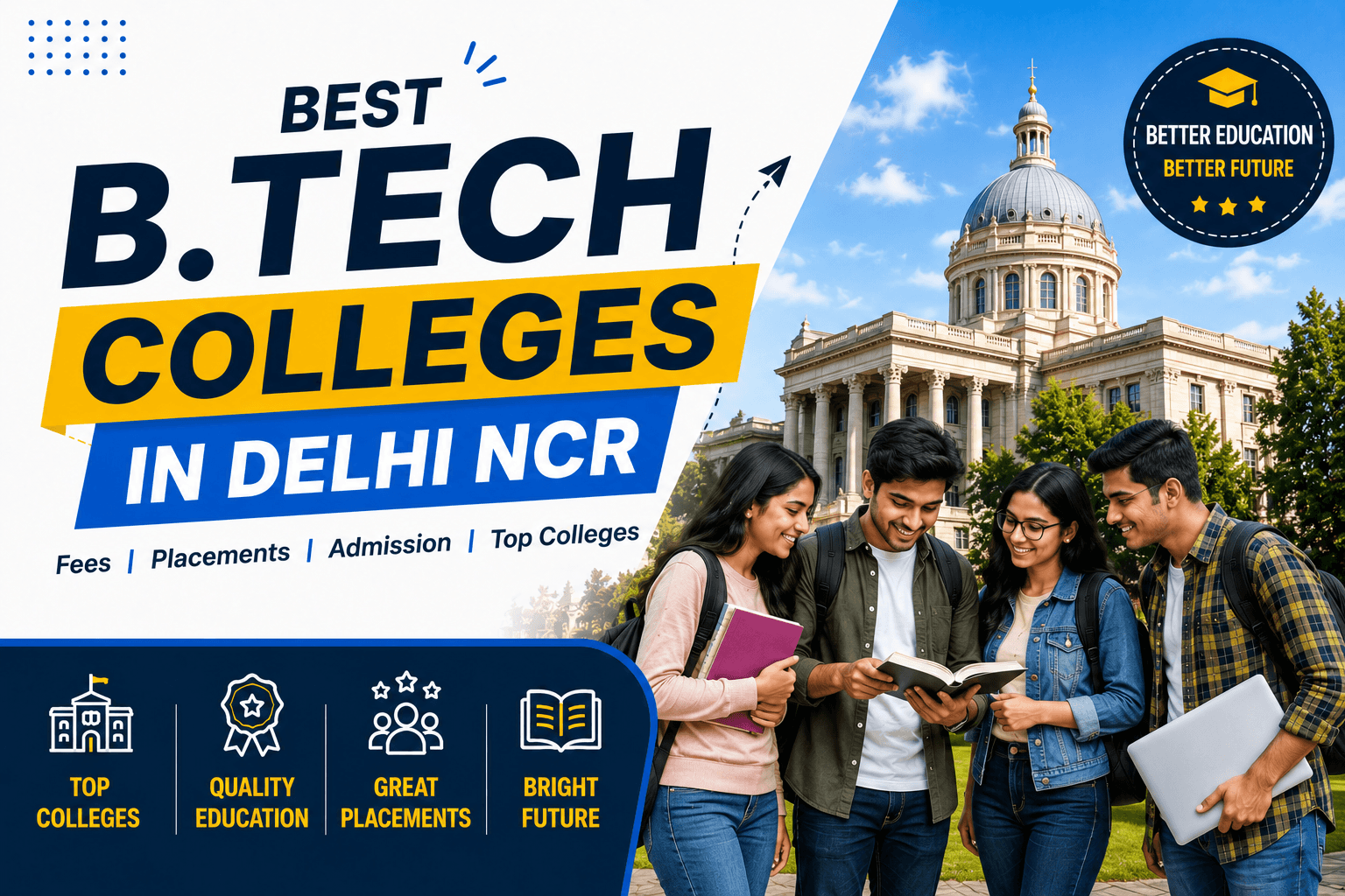Best B.Tech Colleges in Delhi NCR