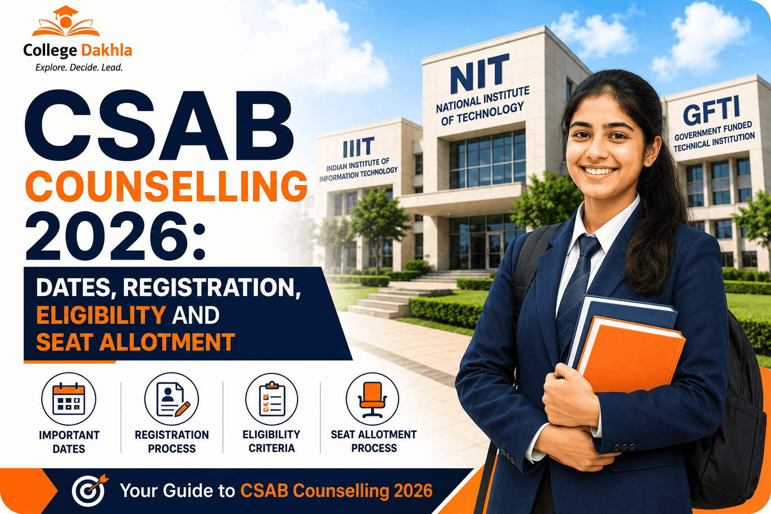 CSAB Counselling 2026: Dates, Registration, Eligibility and Seat Allotment