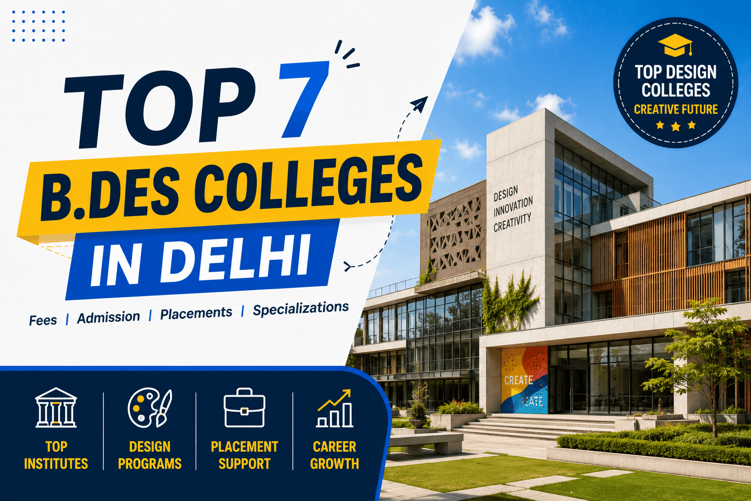 Top 7 B Des Colleges in Delhi : 2026