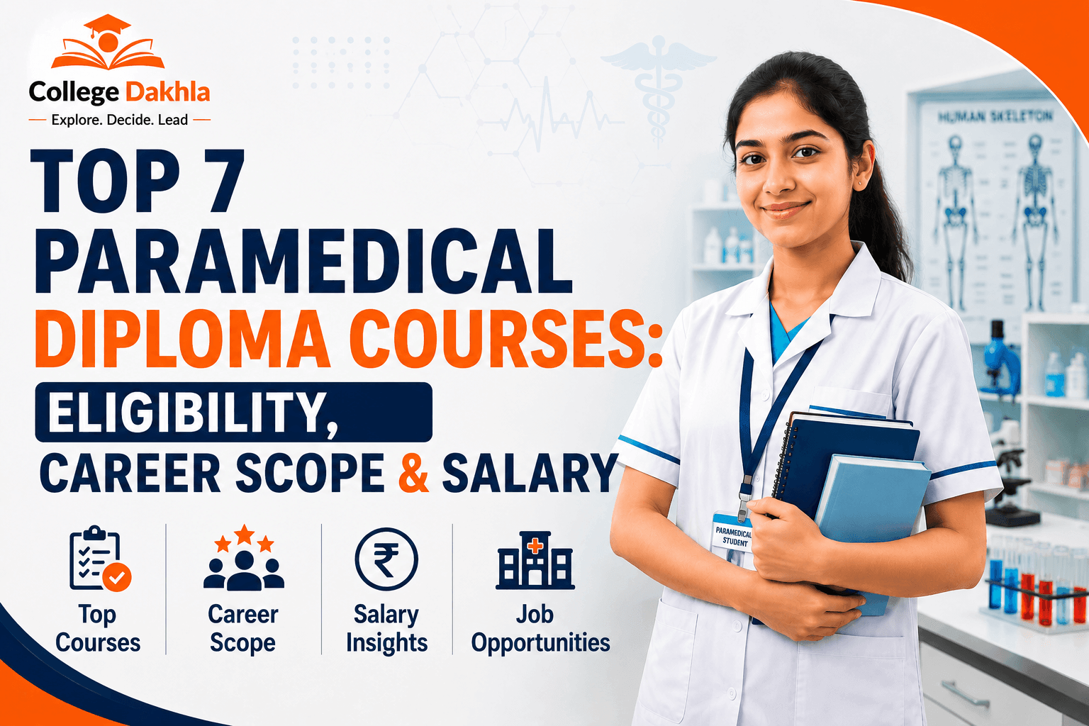 Top 7 Paramedical Diploma Courses: Eligibility, Career Scope & Salary